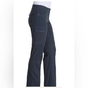 KUHL Kliffside Black Convertible Pants for Women Worn Once Size 8 Like New